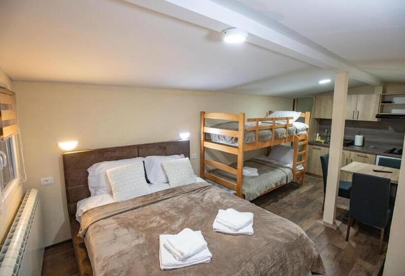 اتاق استاندارد چهار تخته, Apartmani Sp Jovanovic