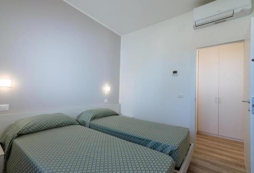 침실 1개 바다 전망 아파트, Residence Elle