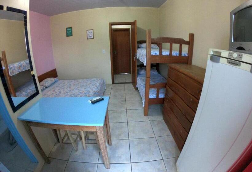 اتاق استاندارد چهار تخته, Complexo Desenferruja Uma Quadra Praia Da Ferrugem