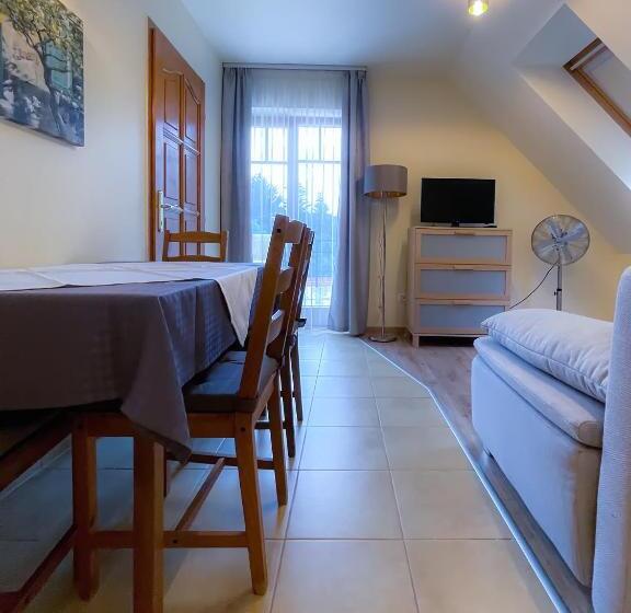 إستديو قياسى مزود بشرفة, Dreiszker Apartmanház