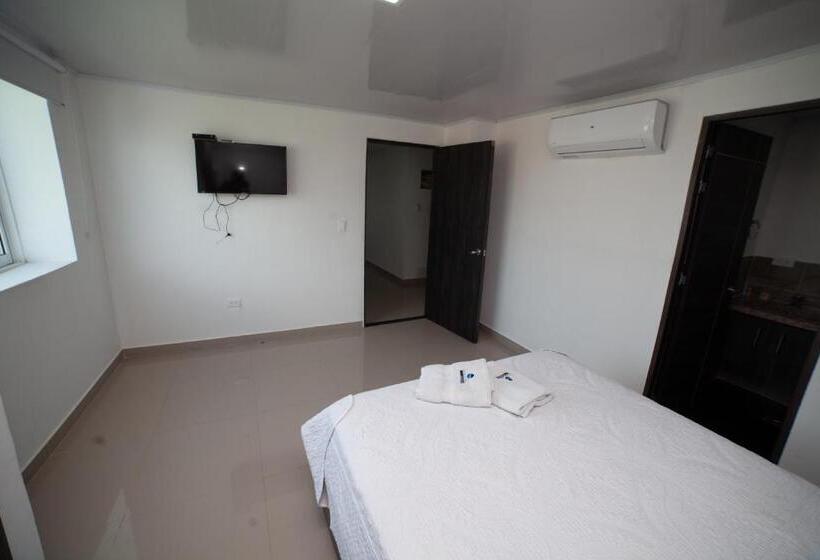 침실 1개 발코니 아파트, Apartamento Familiar En