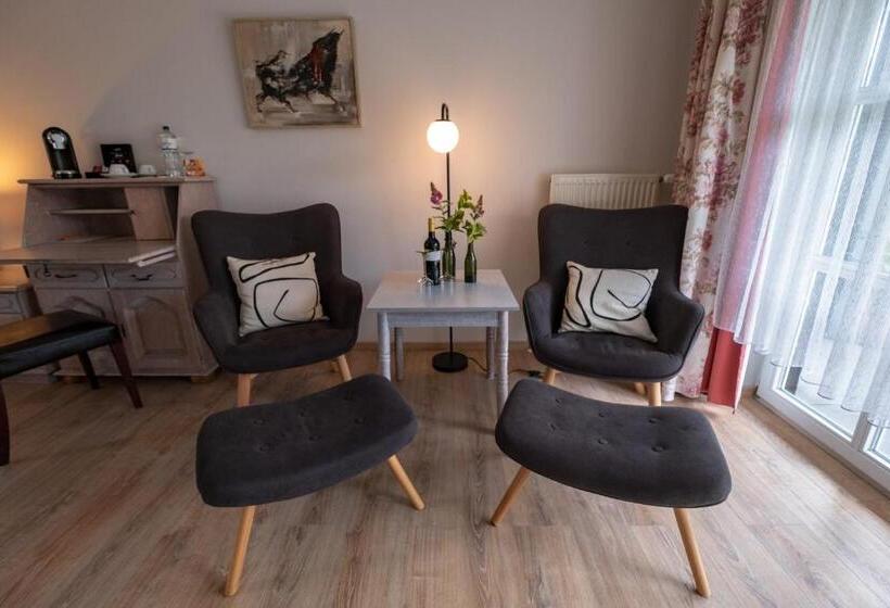 غرفة قياسية مزوَّدة بتراس, Landhotel Rosenhof Am Plauer See Garni Mit E Säule