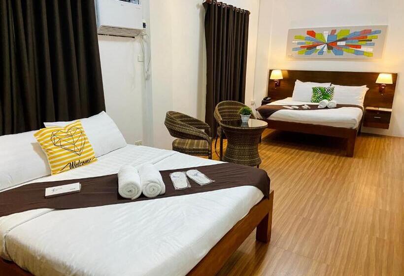 패밀리 룸 측면 바다 전망, Funtasea Hotel And Beach Resort