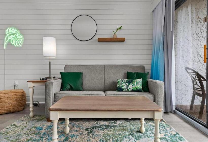 اتاق خانوادگی با چشمانداز دریا, Ocean Front Luxury Grand Cayman Restort, 10 Pools, Hot Tubs, Lazy River, Water Park, 2 Onsite Restau