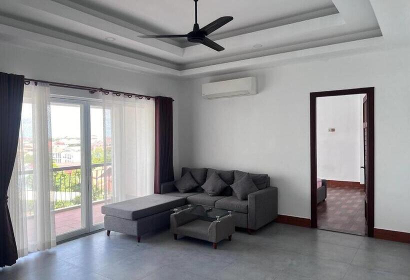 דירה בת חדר שינה 1 עם נוף, Tan Thorng Angkor