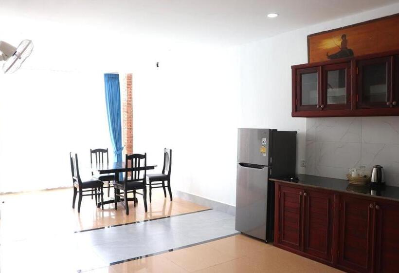 דירה בת חדר שינה 1 עם נוף, Tan Thorng Angkor