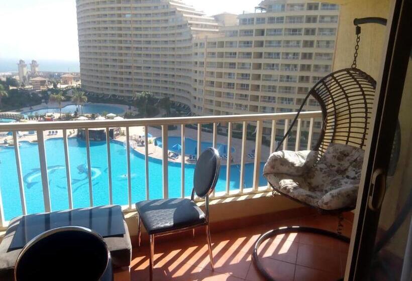 آپارتمان 1 خوابه با چشم‌انداز دریا, Apartment Porto El Sokhna Pyramids
