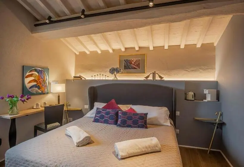 キングサイズベッドのデラックスルーム, Relais Borgo Elissa