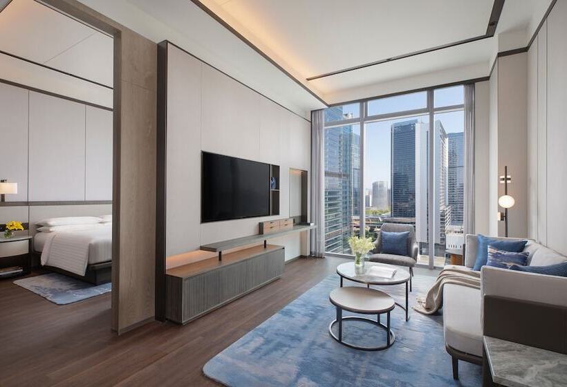 Апартаменты 1 Спальня Вид на Город, Marriott Executive Apartments Hangzhou