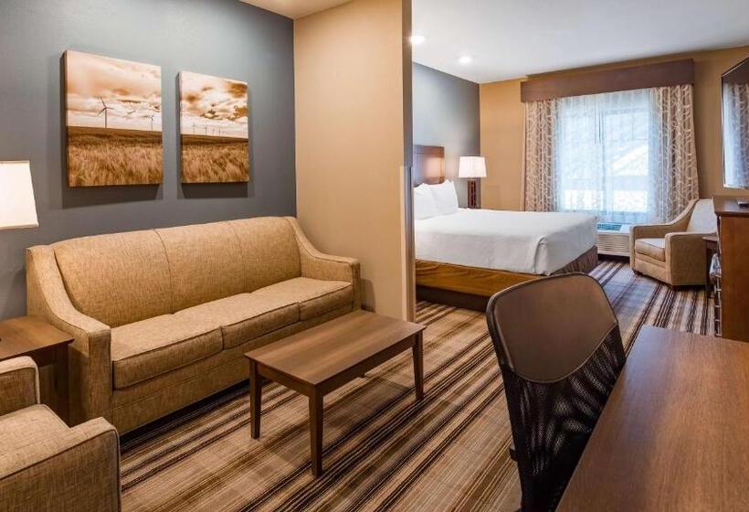 מיטת קינג בסוויטה, Best Western Plus Overland Inn