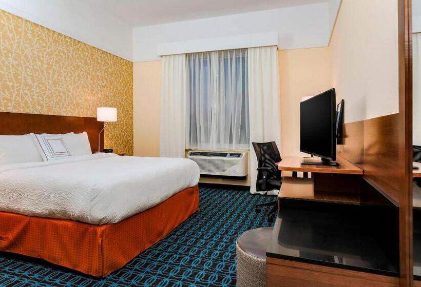 带大床的标准间, Fairfield Inn & Suites By Marriott Snyder