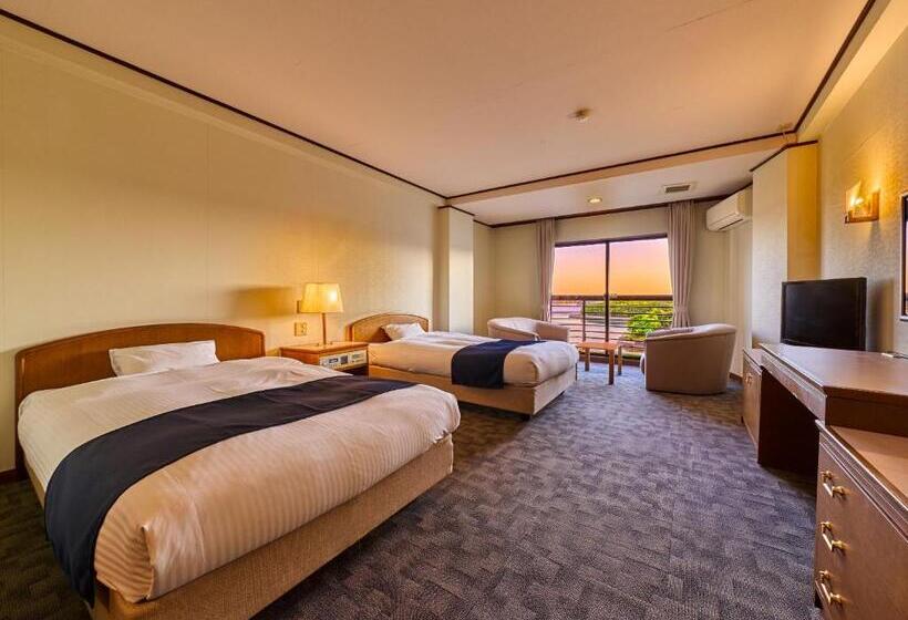 اتاق استاندارد با چشم‌انداز, Ooedo Onsen Monogatari Shima Saichoraku