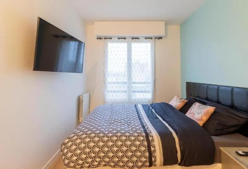 バルコニー付きスタンダードルーム, Le Beau Refuge Parisien De Cergy   Parisian Modern Flat At Cergy