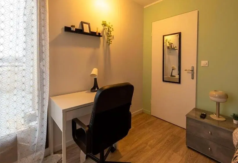 デラックスルーム, Le Beau Refuge Parisien De Cergy   Parisian Modern Flat At Cergy