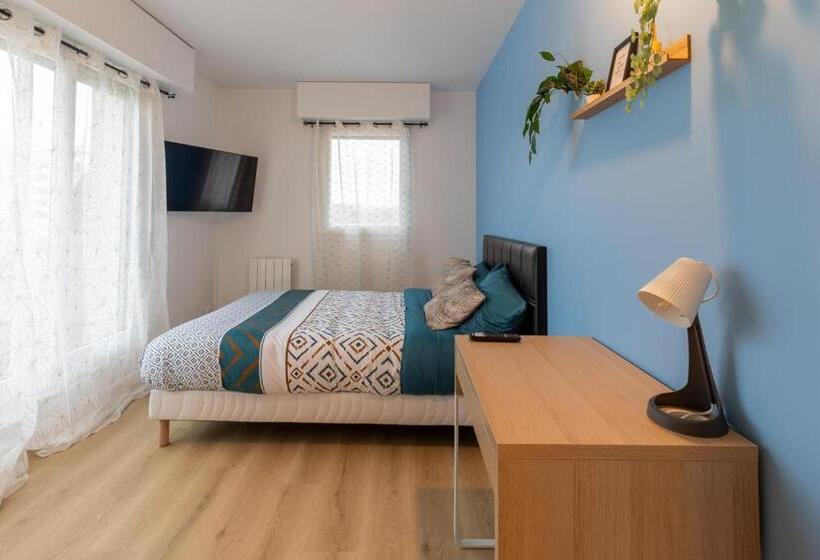 דירת חדר, Le Beau Refuge Parisien De Cergy   Parisian Modern Flat At Cergy