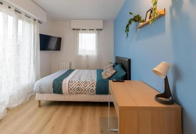 １ベッドルームアパートメント, Le Beau Refuge Parisien De Cergy   Parisian Modern Flat At Cergy