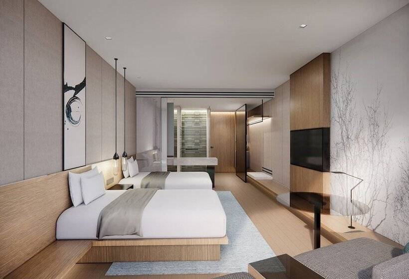 اتاق استاندارد با 2 تخت دوبل, Fairfield By Marriott Shanghai Lingang Special Area