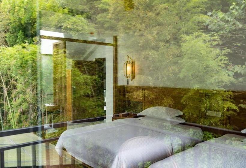 חדר סטנדרט עם מרפסת, Zhangjiajie Qiquan Vacation B&b