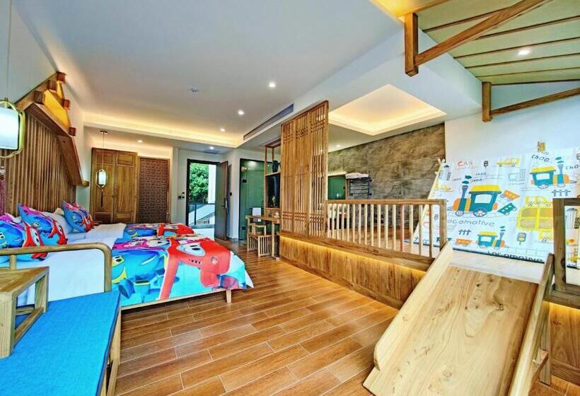 חדר סטנדרט שתי מיטות זוגיות, Zhangjiajie Qiquan Vacation B&b