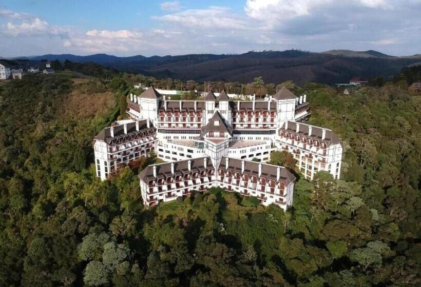 バルコニー付き1ベッドルームアパートメント, Flat Acolhedor Para 5 Pessoas Em Campos Do Jordão