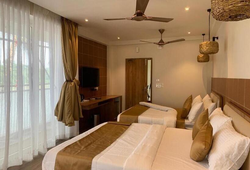 דירת פנטהאוז 1 חדרי שינה, Damodar River Retreat, Uluberia