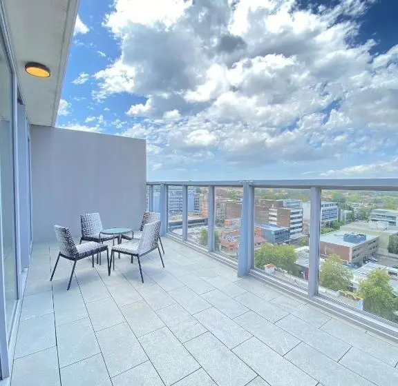 テラス付き１ベッドルームアパートメント, Premium Apartments Chatswood
