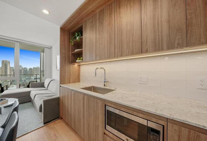 סוויטת 2 חדרי שינה, Level Chicago River North