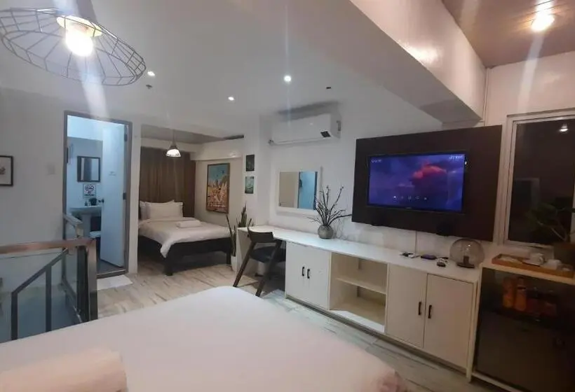 プールの見える１ベッドルームアパートメント, L1 Twin Bed Staycation In Bonifacio Global City 6
