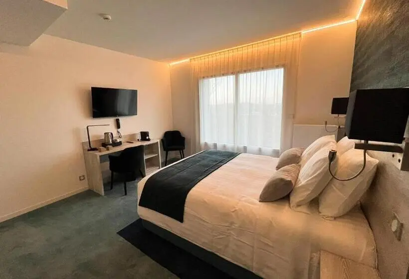Standard-huone Puutarhanäkymä, Le Manoir Du Roselier