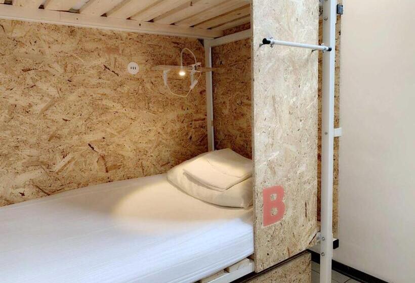 تختخواب در اتاق مشترک, Mio Hostel