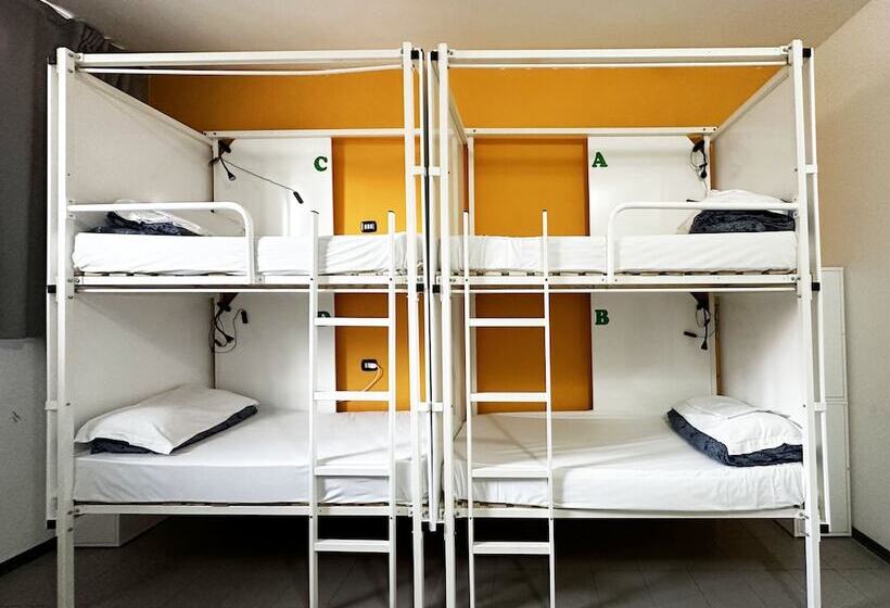 تختخواب در اتاق مشترک, Mio Hostel