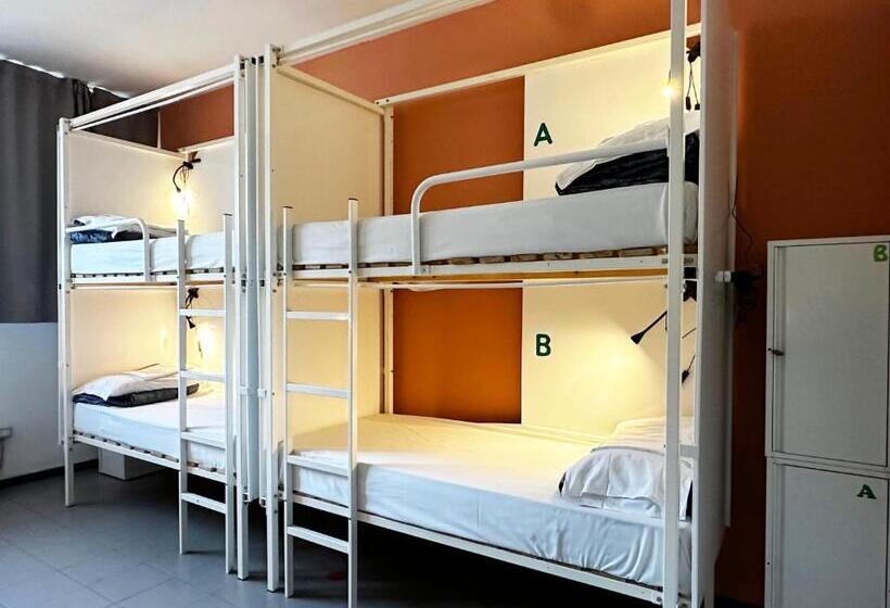 تختخواب در اتاق مشترک, Mio Hostel