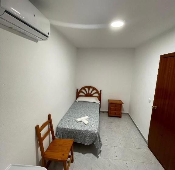 标准单人间共用浴室, Hostal La Campiña