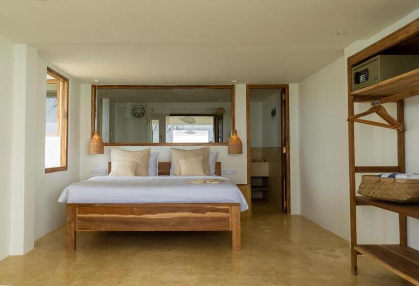 바다 전망 스위트, Blue Waves Surf House   Beach