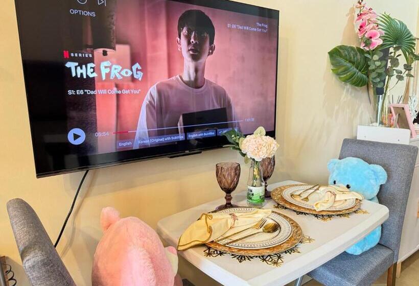 استودیو استاندارد با چشم‌انداز, Urban Oasis Condo Near Ayala Mall Centrio 2