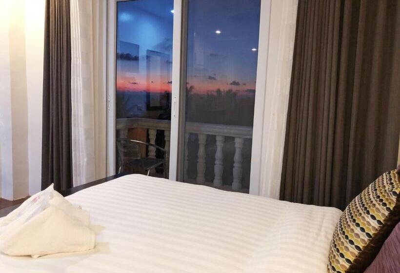 غرفة ديلوكس مطلّة علي البحر, Amboy S Hometel Official