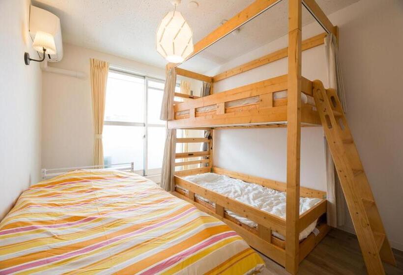 تختخواب در اتاق مشترک, あやきちゲストハウス