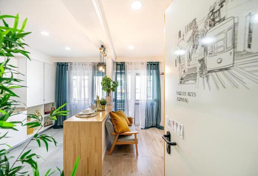 스탠다드 스튜디오 (테라스구비), Santos Mattos Guesthouse & Apartments By Lisbon With Sintra