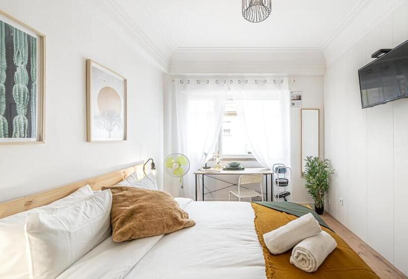 Номер Стандарт Совместная Ванная, Santos Mattos Guesthouse & Apartments By Lisbon With Sintra