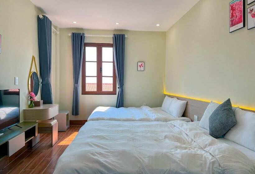 اتاق استاندارد چهار تخته با چشمانداز دریا, Sea Sunset Hotel Phu Quoc Welcome To A Mixing World Of Friends