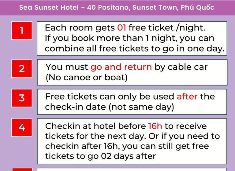 اتاق استاندارد چهار تخته با چشمانداز دریا, Sea Sunset Hotel Phu Quoc Welcome To A Mixing World Of Friends