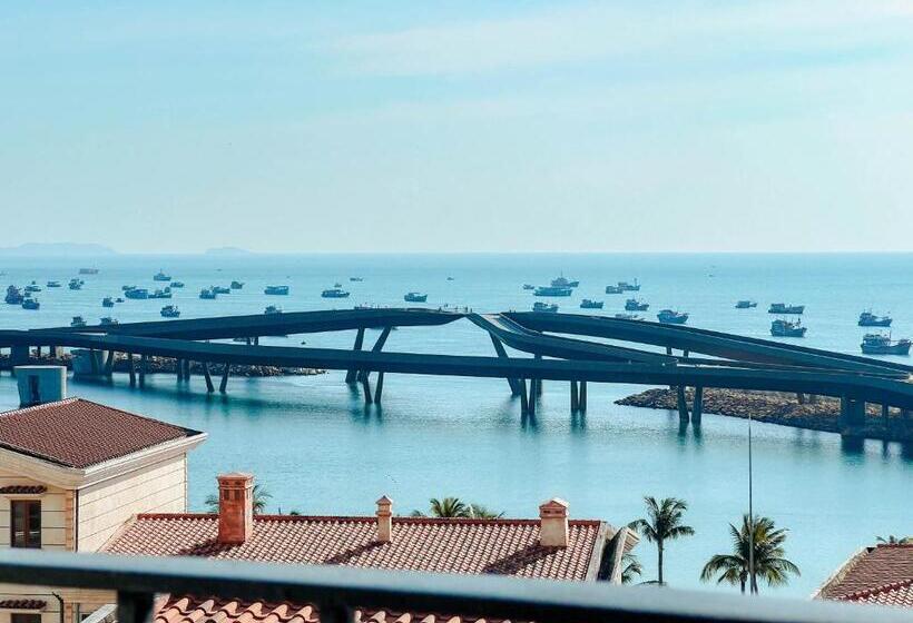 اتاق سه نفره دلوکس با چشمانداز دریا, Sea Sunset Hotel Phu Quoc Welcome To A Mixing World Of Friends