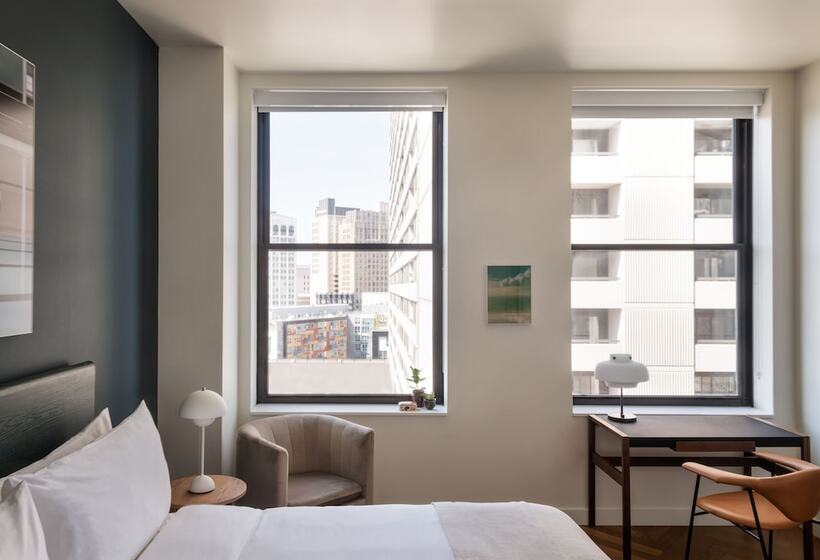 带1个卧室的高级公寓, Roost Detroit