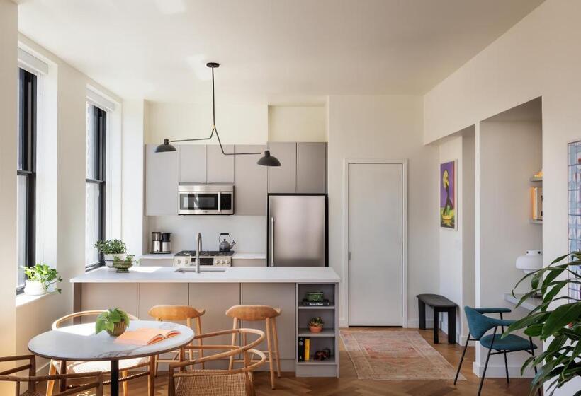 带1个卧室的高级公寓, Roost Detroit