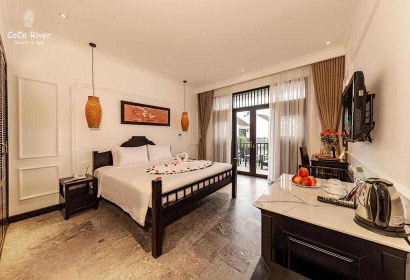 اتاق استاندارد با چشم‌انداز استخر, Hoi An Coco River Resort & Spa