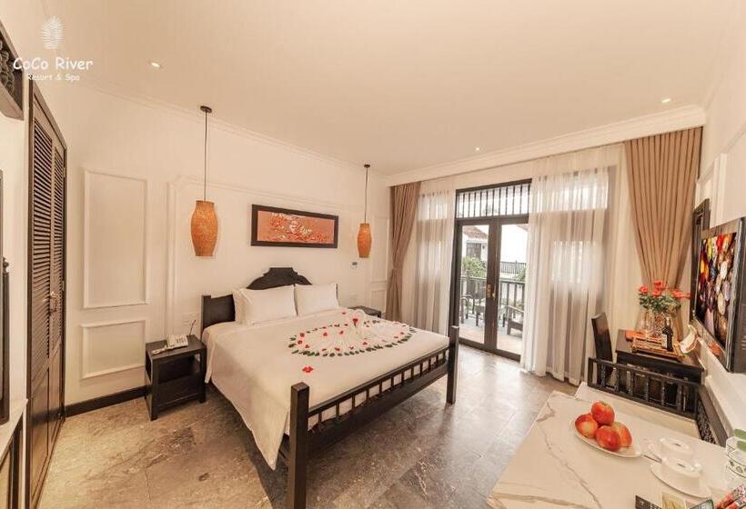 اتاق استاندارد با چشم‌انداز استخر, Hoi An Coco River Resort & Spa