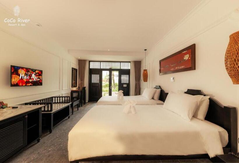اتاق استاندارد با چشم‌انداز باغ, Hoi An Coco River Resort & Spa