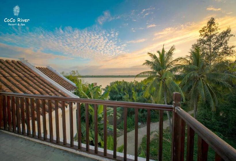 اتاق لوکس با چشم‌انداز دریا, Hoi An Coco River Resort & Spa