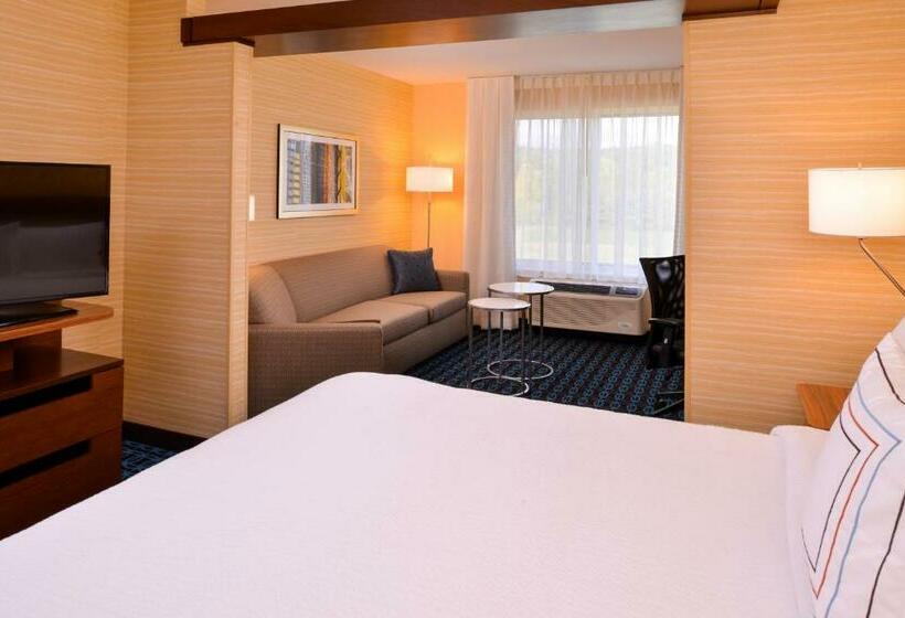 带大床的套房, Fairfield Inn & Suites By Marriott Plymouth White Mountains