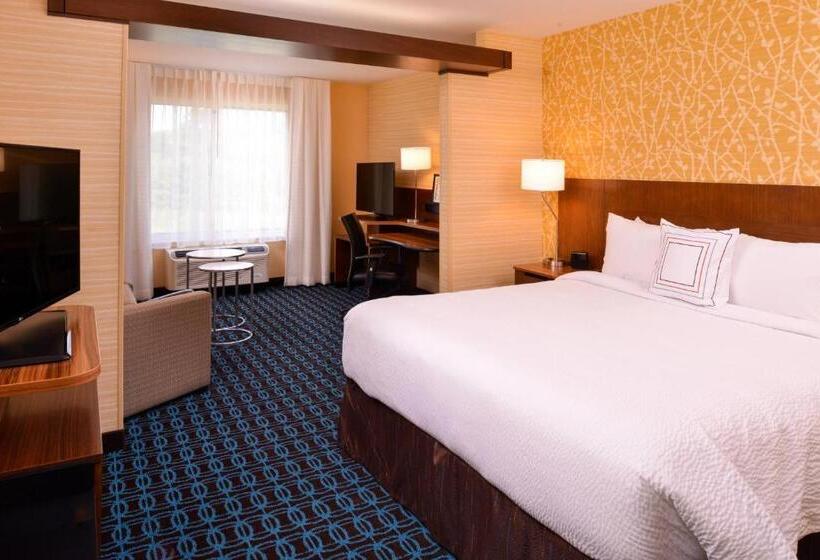 带大床的套房, Fairfield Inn & Suites By Marriott Plymouth White Mountains